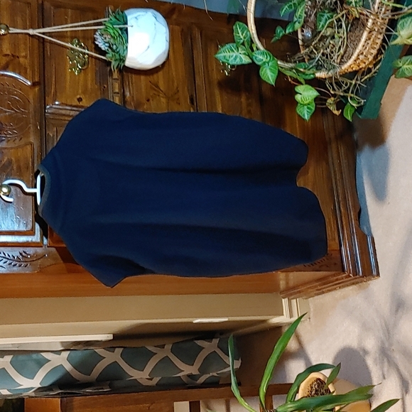 💚Men's Blue Fleece Zip Vest XL - Picture 4 of 6